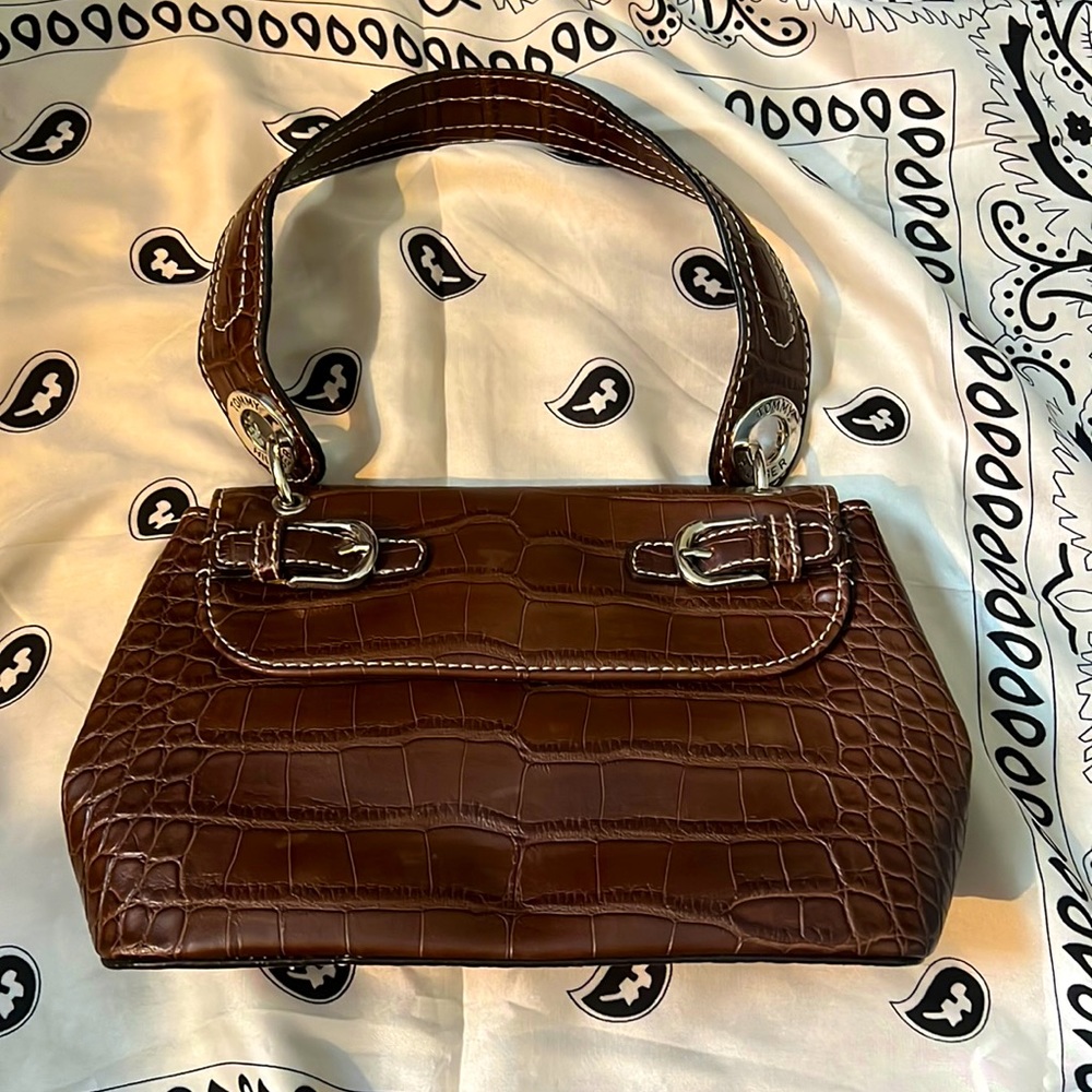 Brown shoulder purse